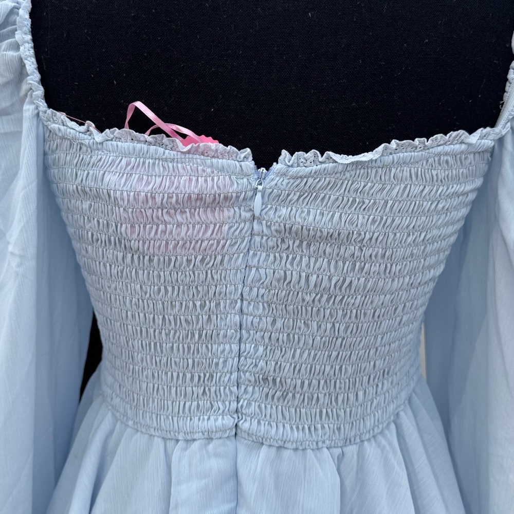 Sugar thrillz baby blue dress nwt small - Picture 7 of 11